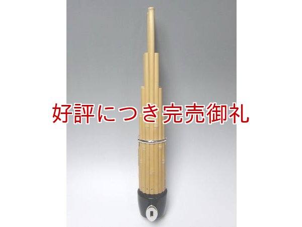 雅楽 笙 頭・根継:樹脂 白竹 和楽器 楽器 管楽器竹の割れ等ありません 